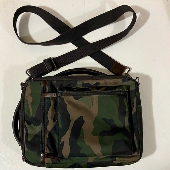 Fossil Buckner Commuter Camo Laptop Bag 